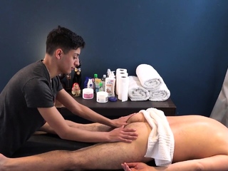 Touched Jock ravages 21yo masseuse