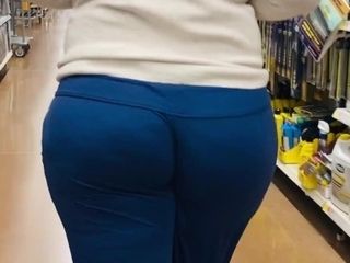 'Whale Tail gigantic rump cougar at Walmart'