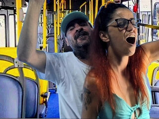 Brazilian fuckslut permitted a stranger to publicly poke her vag right on public transport.